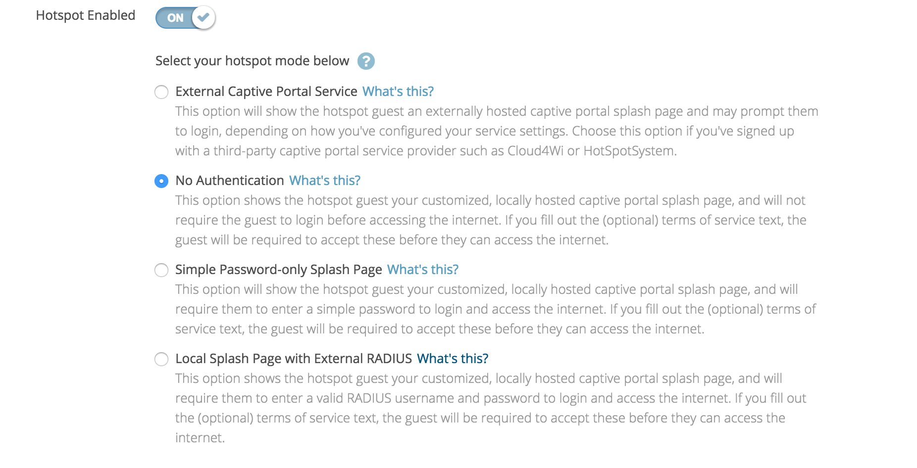 Facebook – Cloud-based RADIUS, Captive Portals